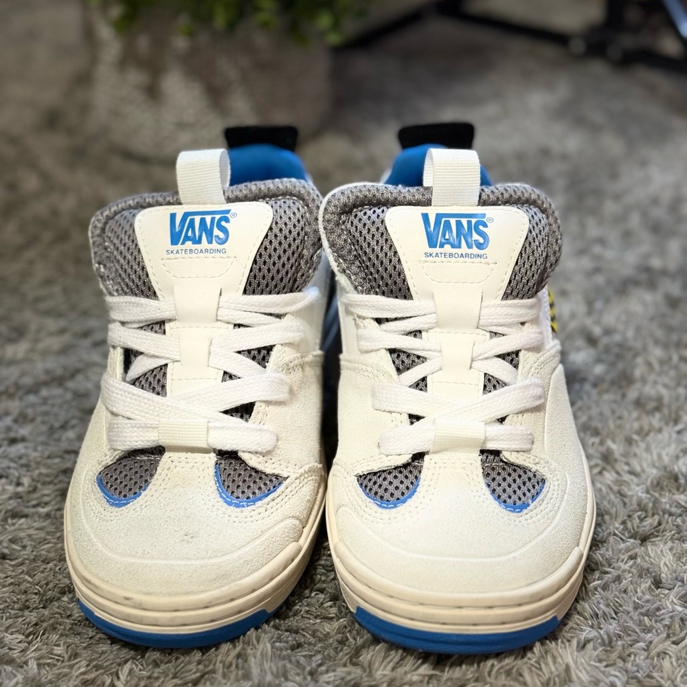 Vans Athletic Shoes - White and Blue